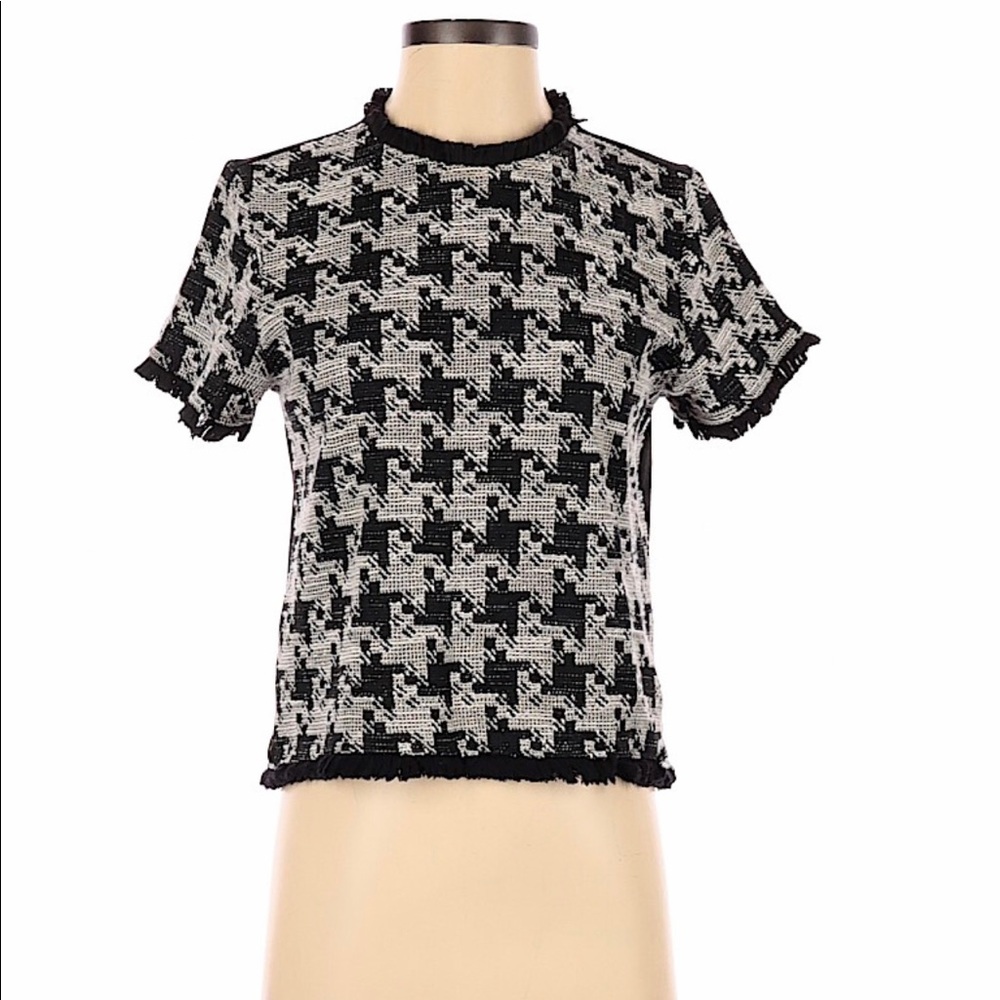 Mango Short Sleeve Work Top